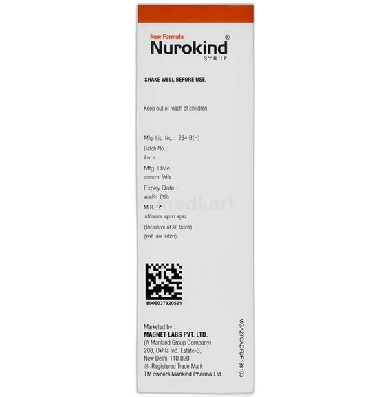 nurokind syrup 210 ml